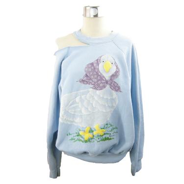L\/S Blue Mother Goose Slash Sweatshirt