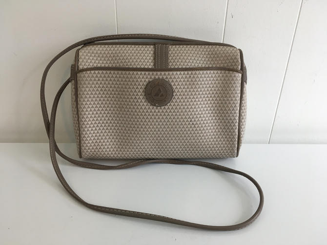 Vintage Liz Claiborne Crossbody Purse 1983 Genuine Leather Trim Bag ...