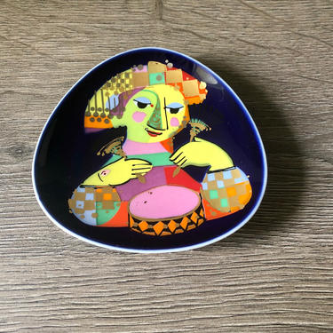 Vintage Bjorn Wiinblad Nymolle Denmark July Nocturne Wall
