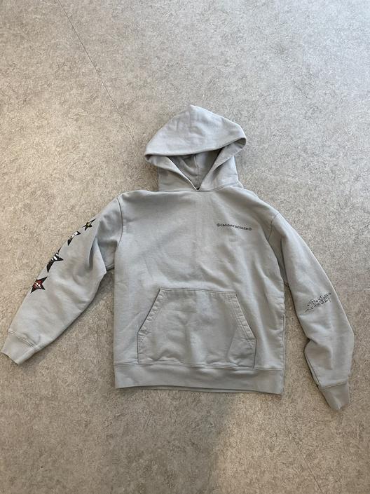 Grey Chrome Hearts Hoodie