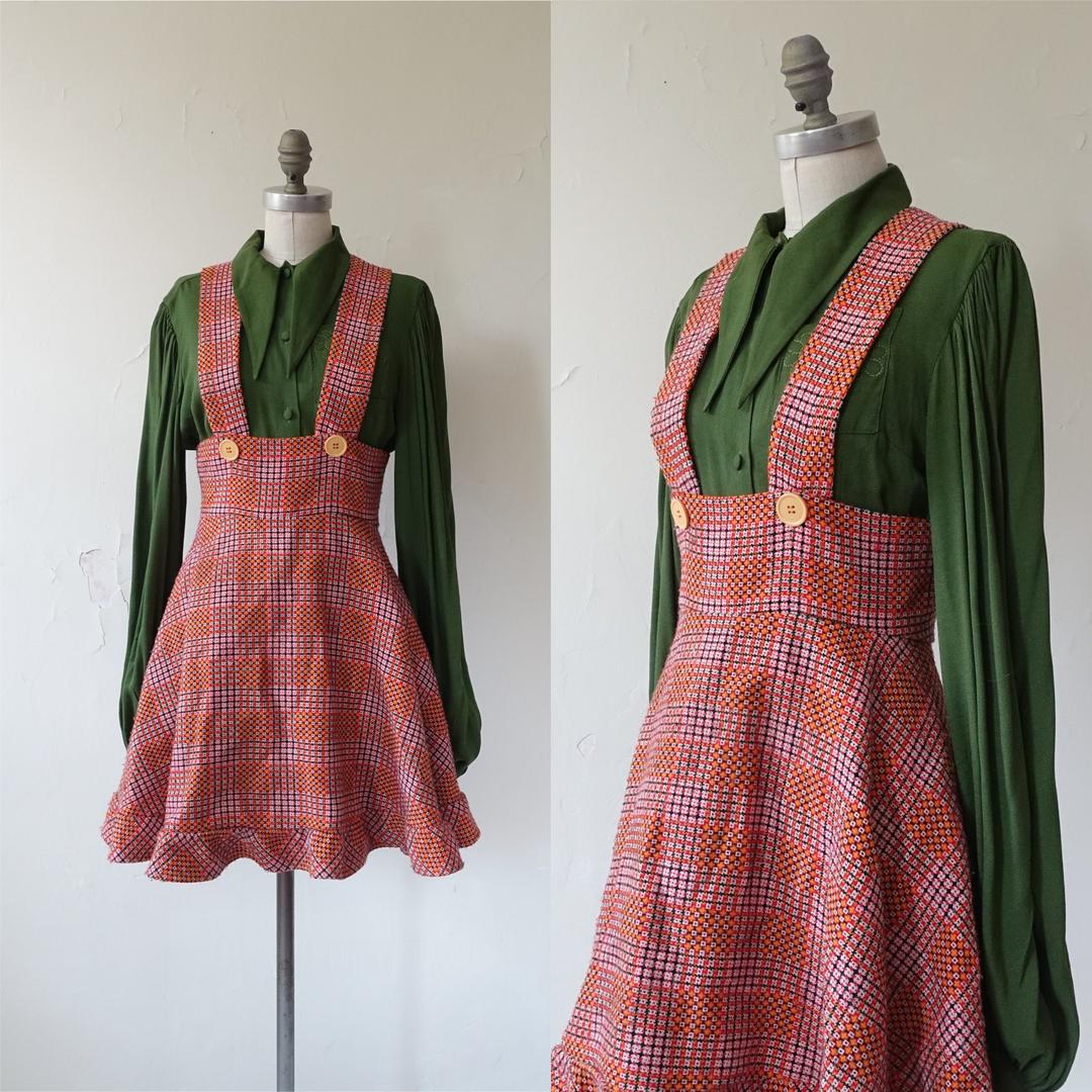 1960s pinafore dress hotsell