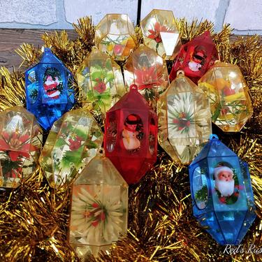 Set of 13 Jewelbrite Christmas Ornaments Decorations 