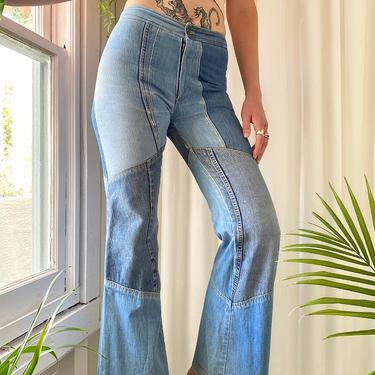 70s Patchwork Jeans