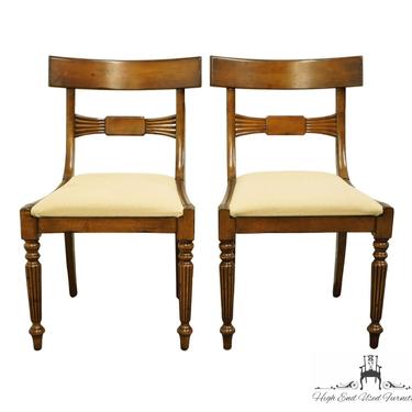 Set of 2 BAKER MILLING ROAD Italian Imported Neoclassical Tuscan Style Dining Side Chairs 