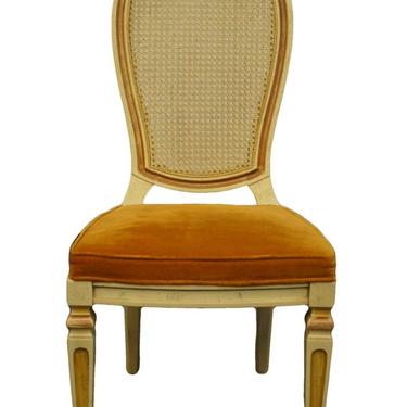 Century Furniture French Provincial Cane Back Dining Side Chair 