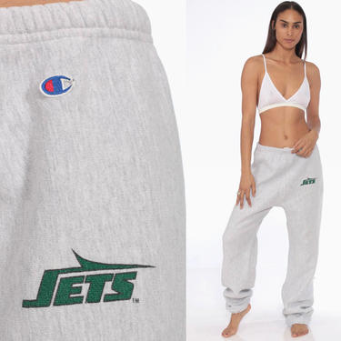 NY Jets Sweatpants CHAMPION Joggers 90s Jogging New York Sweat