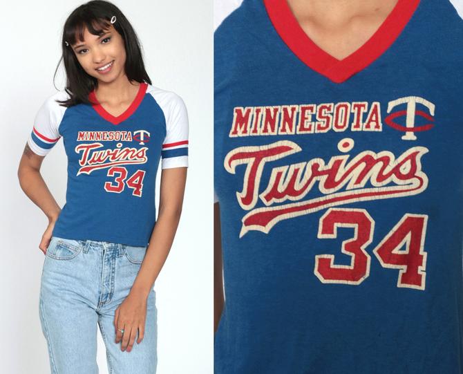 Vintage Cubs V-Neck Ringer Jersey 