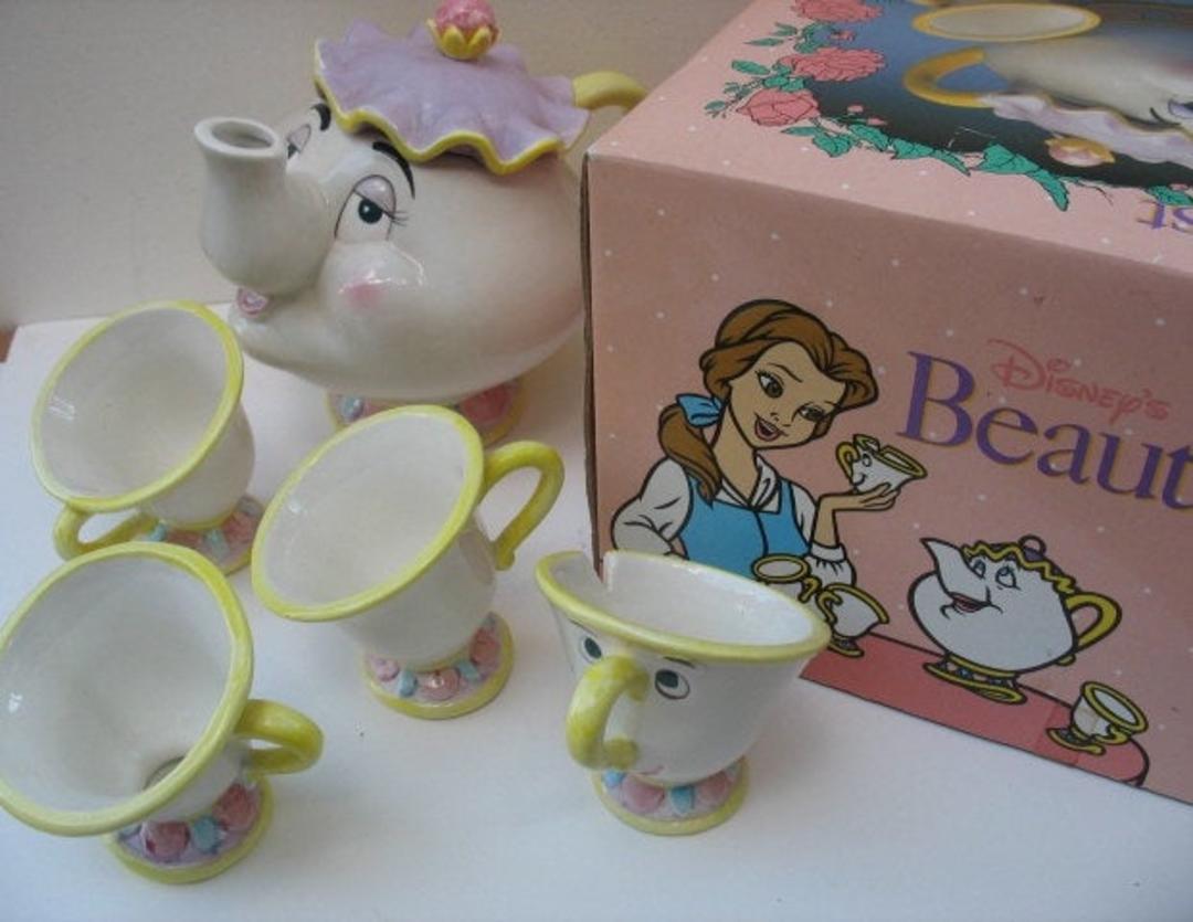 Disney Beauty & The Beast, orders Mrs. Potts China Tea Set