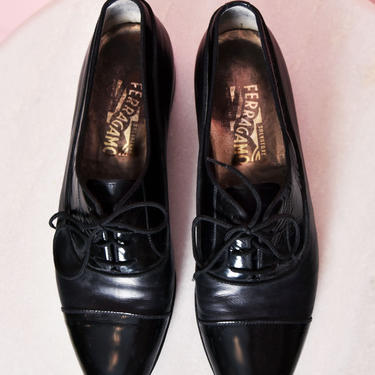 Vintage ferragamo mens shoes clearance