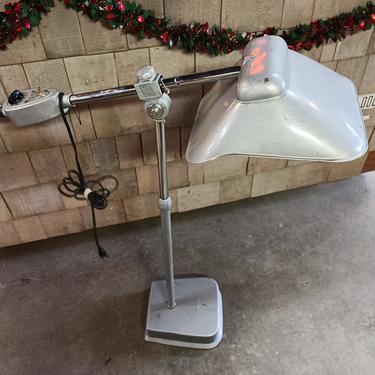 Vintage "Sperti" Adjustable Industrial Floor Lamp w/Timer and boom arm