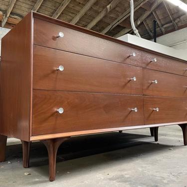 Refinished Mid Century Walnut Dresser by Robert Baron for Glenn of California 