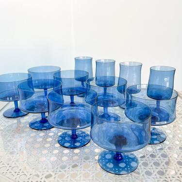 Caribbean Blue Glassware