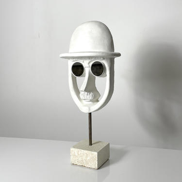 Rare David Gil Bennington Potters Face Sculpture 1970s 
