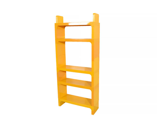 Yellow Bookcase Kartell Milo Olaf Von Bohr By Hearthsidehome From