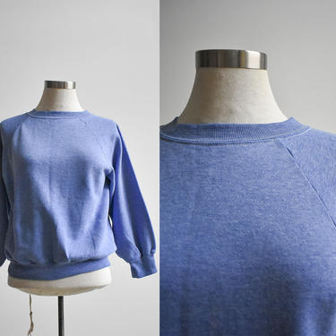 Vintage Heather Blue Raglan Sweatshirt 