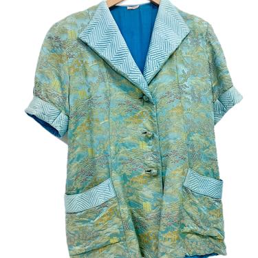 1940s Silk Chinese Brocade Jacket