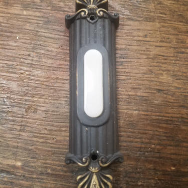 Teiber Brass Doorbell Button