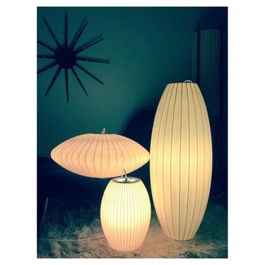 (SOLD) Vintage George Nelson for Howard Miller Bubble Lamps (2 left)