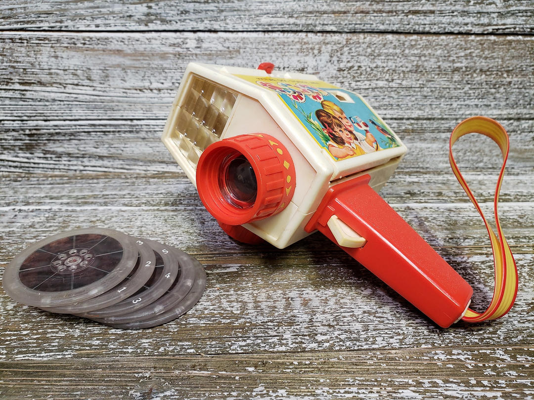 fisher price music box movie camera