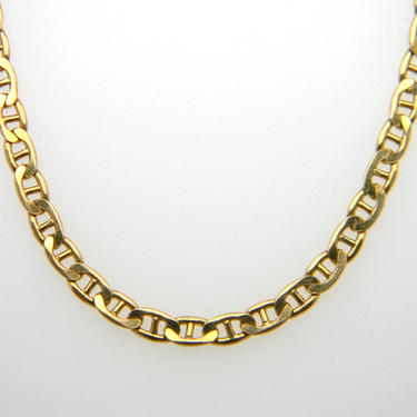 Vintage 14k Yellow Gold Cable Chain Italy Necklace 20&amp;quot; 9.7g 