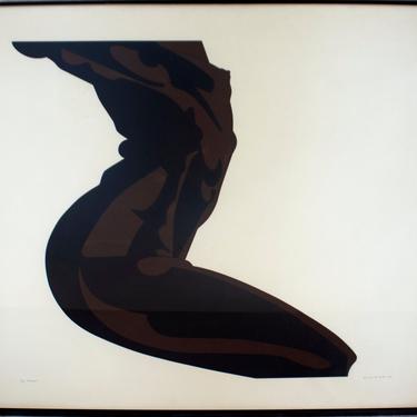 Charles B. Cobb Female Nude 1972 Signed Serigraph 2/40 