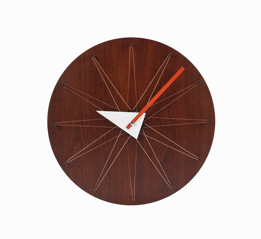Nelson Sunburst Clock Wall Mid Century Modern Vintage