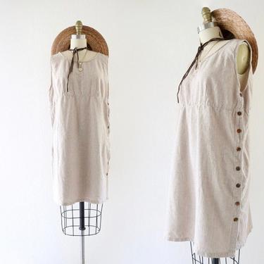 woven cotton sack dress m/l 