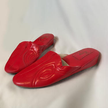 Vintage Red Slippers 