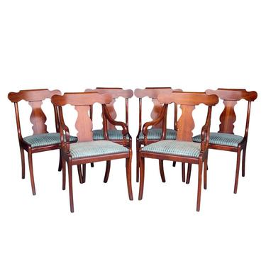 Set of 6 Statton Old Towne Cherry Dining Chairs 