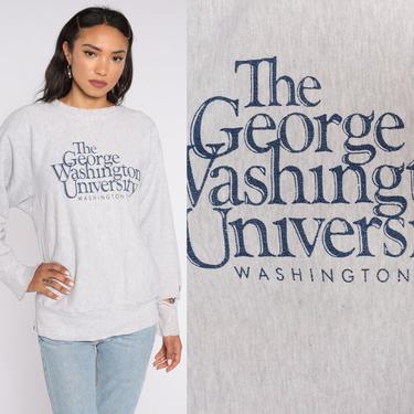George Washington University Sweatshirt 90s Champion Reverse Weave