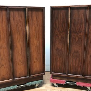 Pair Of Gentleman Dressers By Brown-Saltman