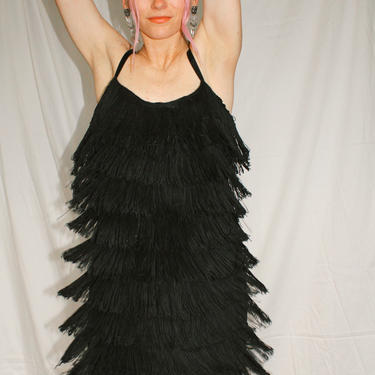 Vintage | Fringe Flapper Style Dress 