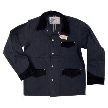 The Desperado Brush Coat - Black Sulfur-dyed Denim