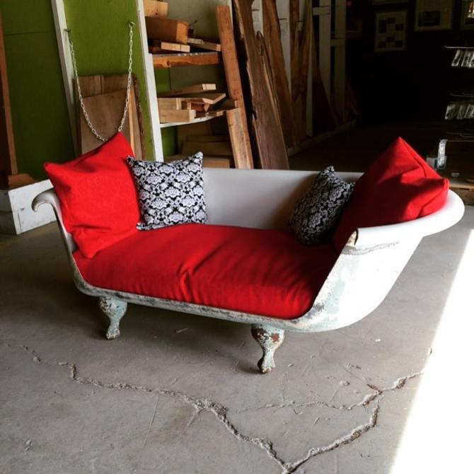 Custom Sofa In Clawfoot Bathtub Visions Of Holly Golightly See
