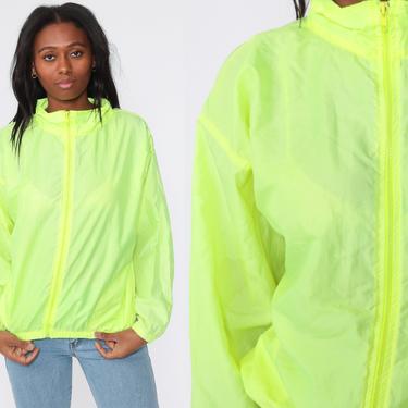 Vintage on sale neon windbreaker