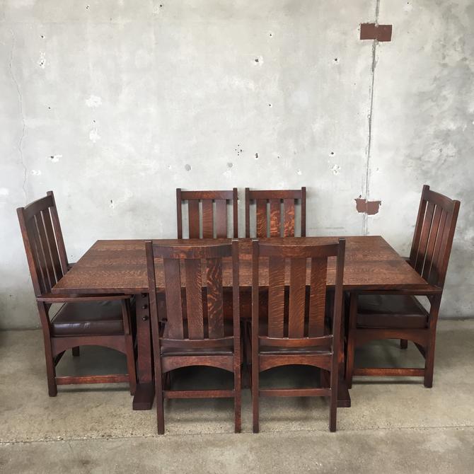 Warren Hile American Craftsman Dining Table Chairs From Urban