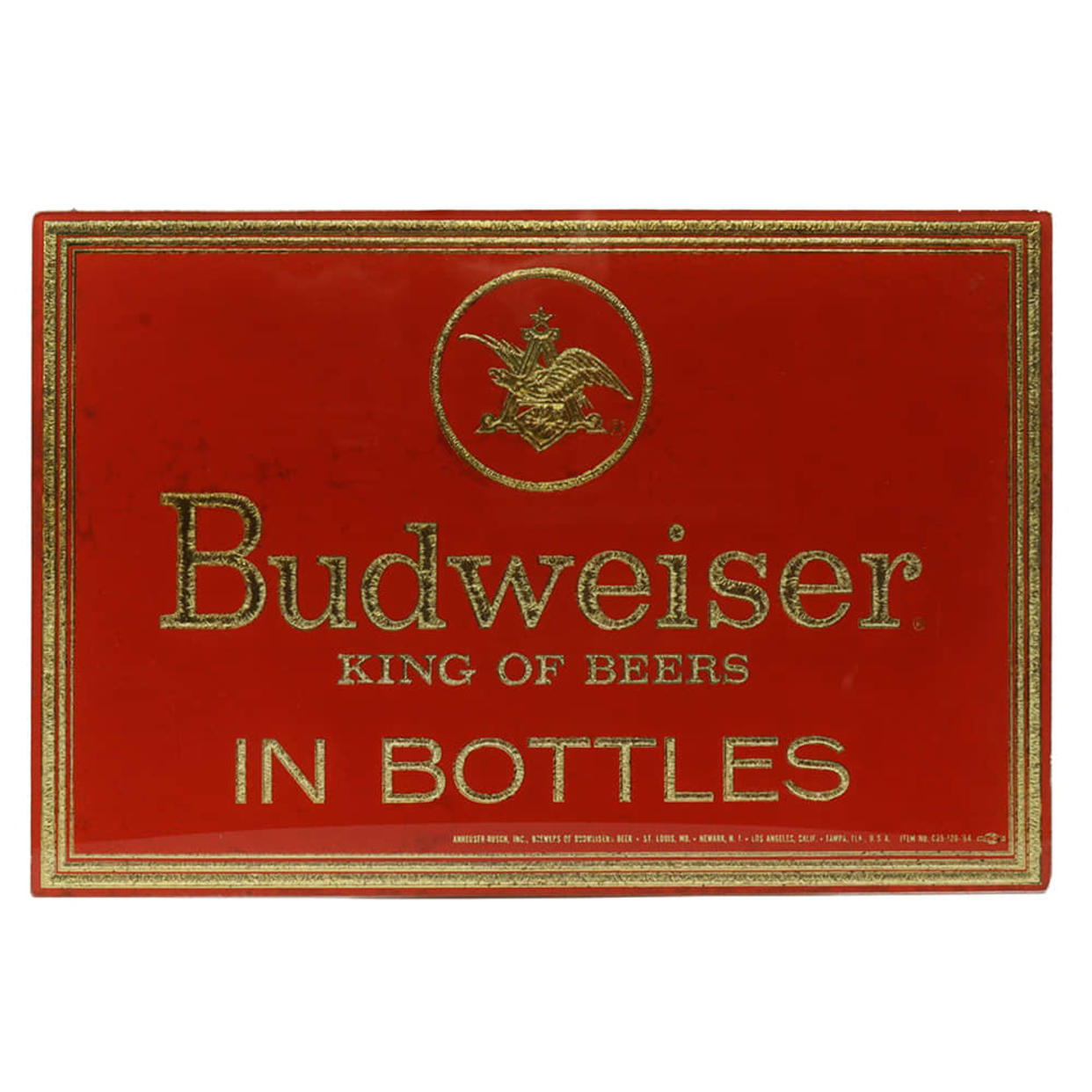 Budweiser Red Acrylic Sign | Aurora Mills - Aurora, OR | ATTIC