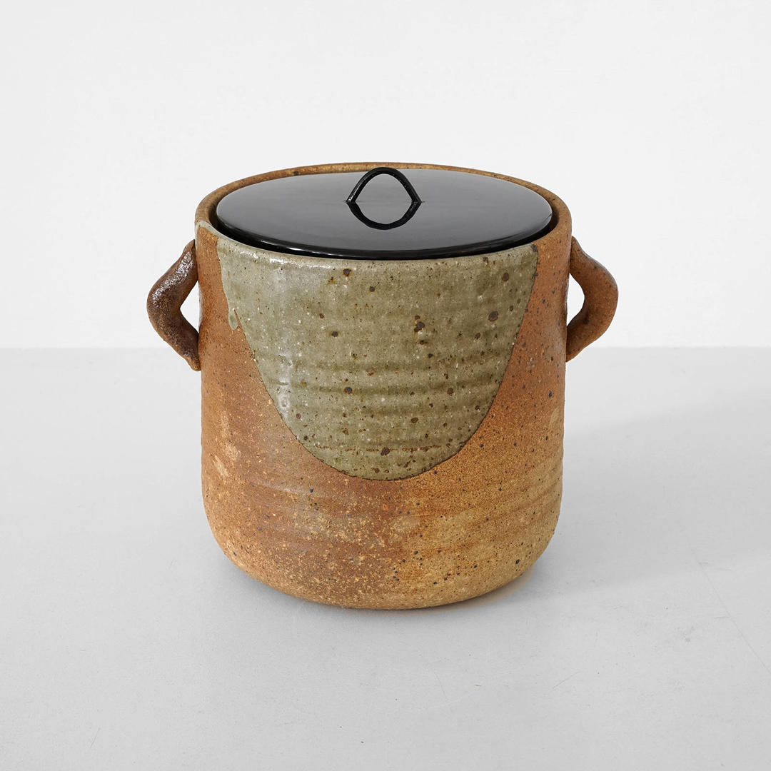 japanese mizusashi tea ceremony water jar, japanese mizusashi, japanese
