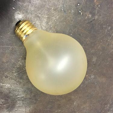 Set of 5 25w 3&amp;quot; GLOBE GOLD painted Light Bulbs for Vintage Art Deco Lighting 1920-1940 