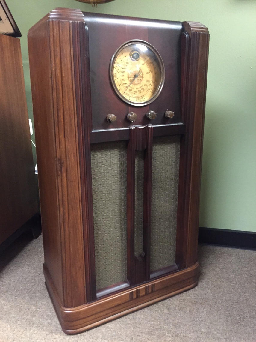 Silvertone Radio Bar Storage Repurpose By Agentupcycle From Agent