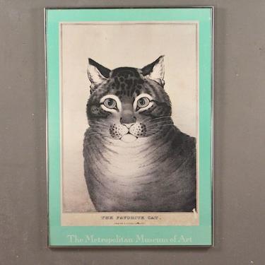 Metropolitan Museum of Art, hotsell The Favorite Cat by Nathaniel Currier framed replica