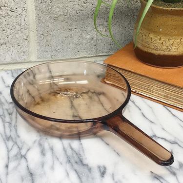 Corningware Vision 7 & 10 Skillet Amber Glass Frying Pan