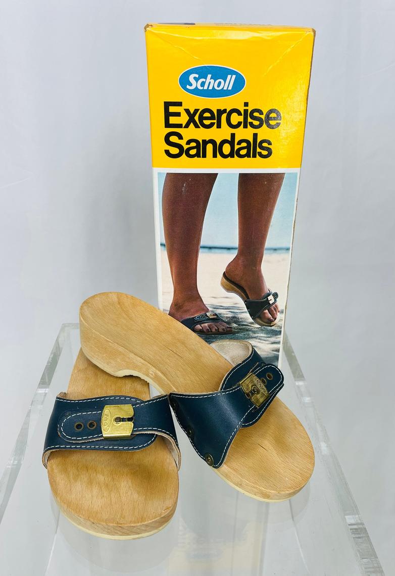 Vintage dr scholl's exercise hot sale sandals