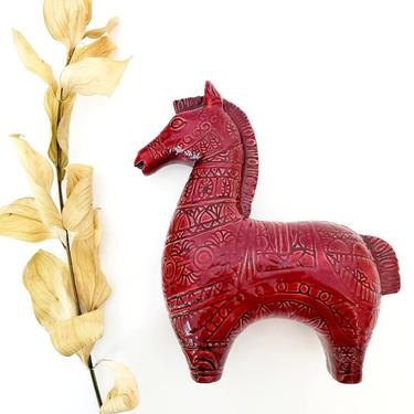 Vintage Bitossi Style Ceramic Trojan Horse 