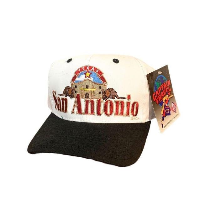 Vintage 90s San Antonio Texas Snapback Hat with Tags Captain