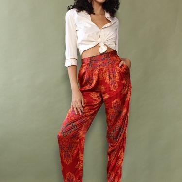 Baroque Satin Trousers M