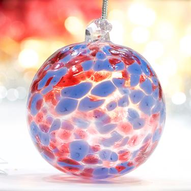 VINTAGE: Mouth Blown Thick Glass Ornament - Christmas, Holiday, Xmas - SKU 30-405-00032960 
