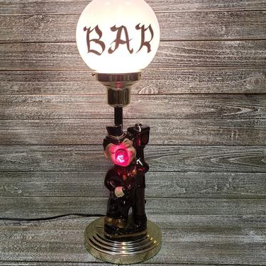 Vintage on sale bar lamp