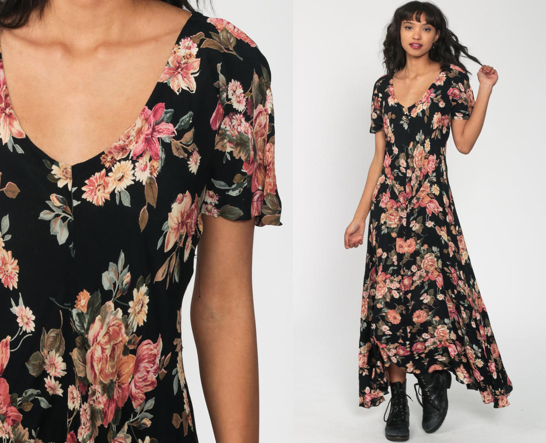 90s grunge hotsell floral dress