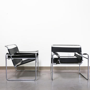 Pair of Italian made - Wassily Style Chairs 